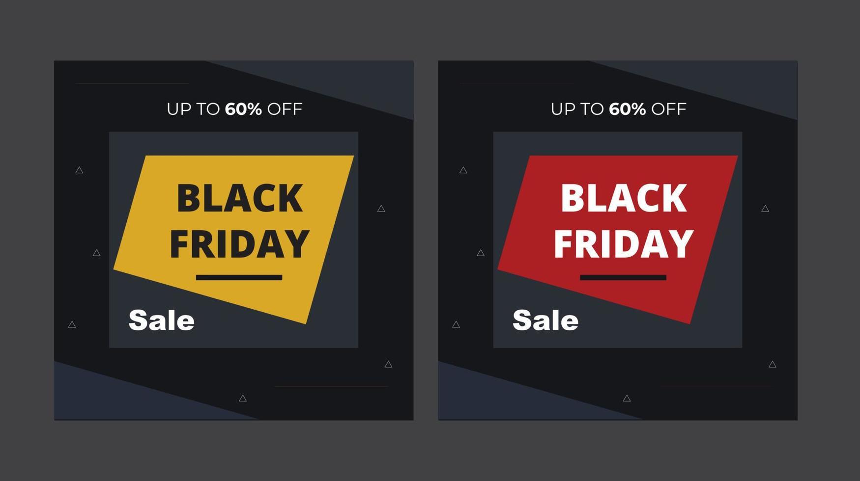 black friday sale banner vector