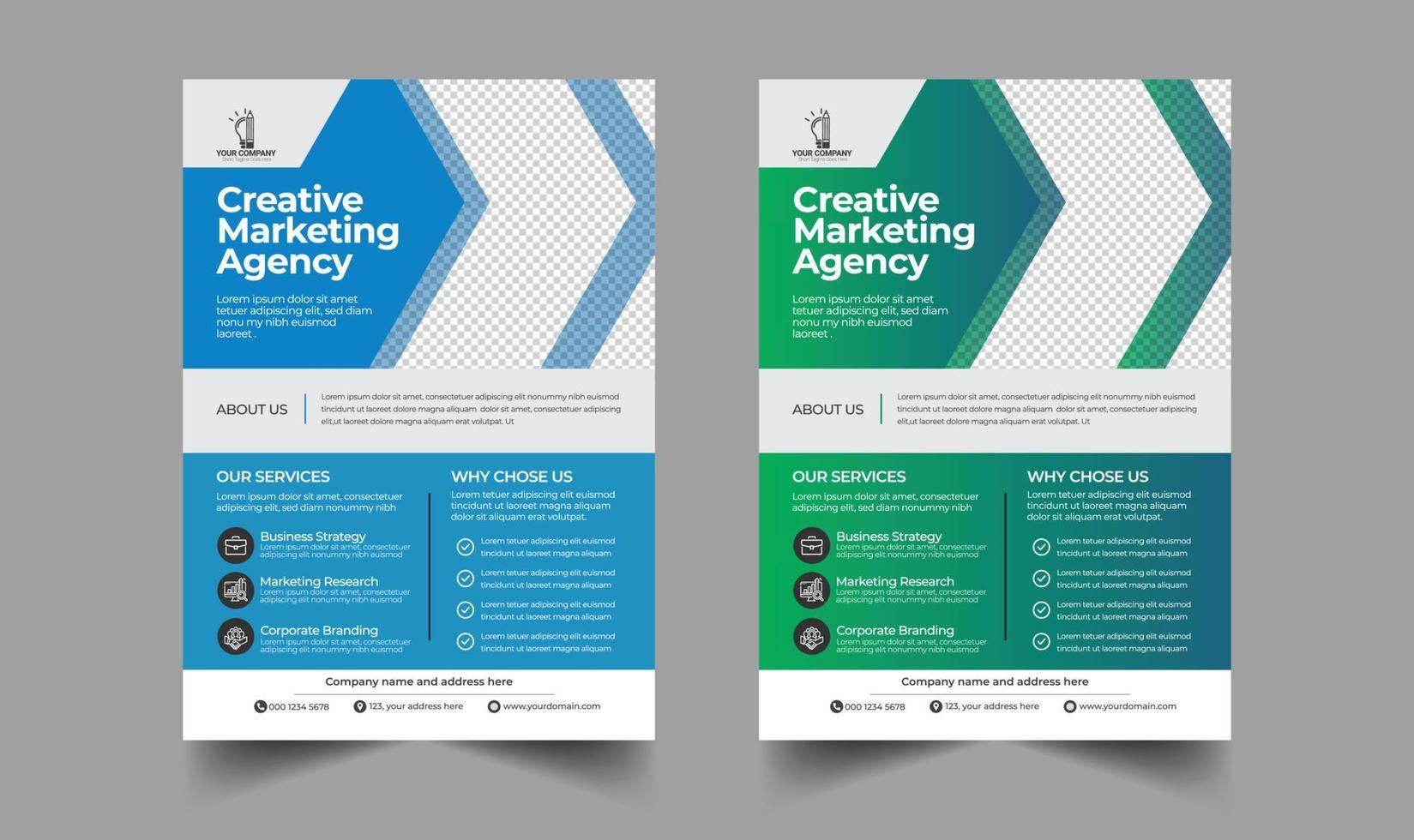 Corporate Flyer template, Business flyer design with creative look and creative flyer for business vector