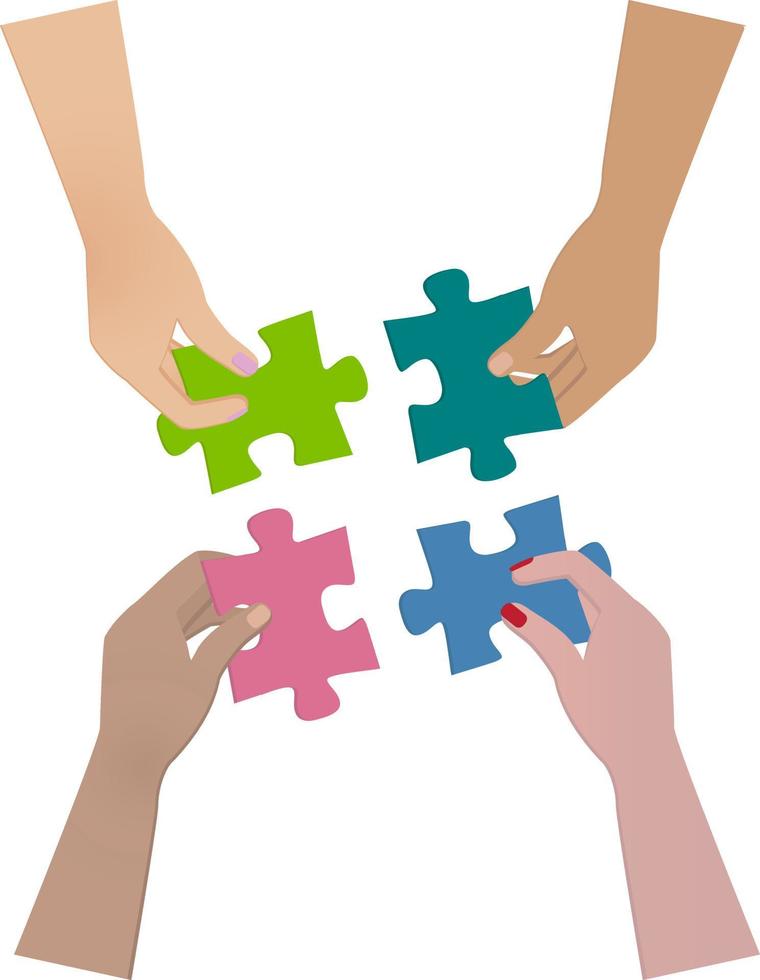Partnership of people vector illustration