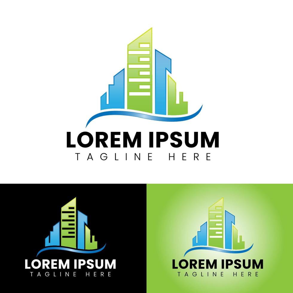 Real Estate and Housing Company Logo Design vector