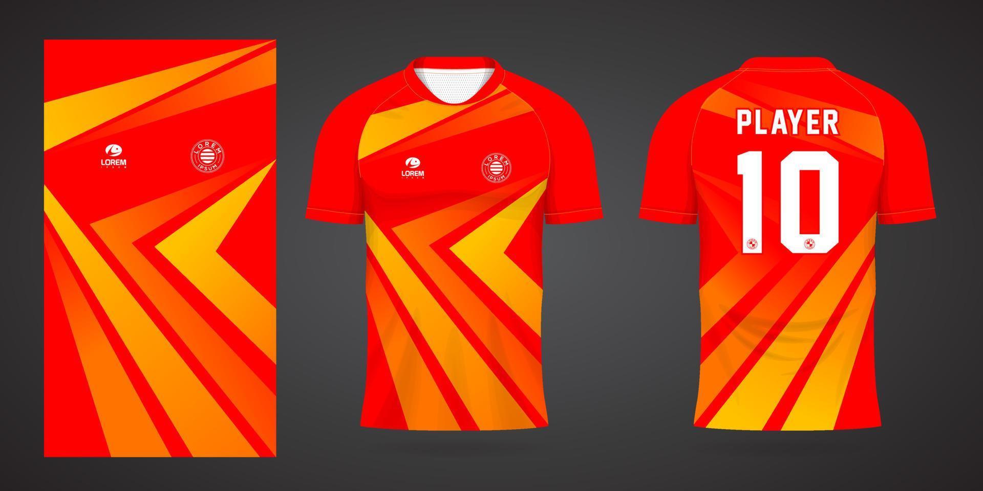 sports shirt jersey design template vector