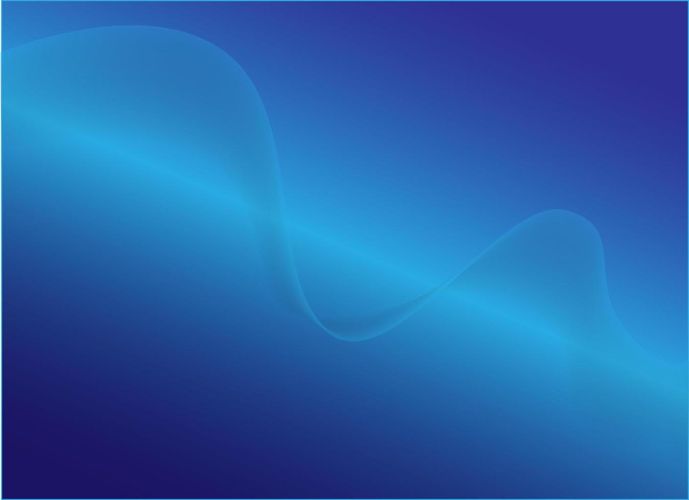 Fondo abstracto azul con efecto de onda de arte de línea degradada. Gráficos futuristas con concepto de tecnología de ondas de sonido. diseño digital con tapa monocromática. plantillas modernas vector