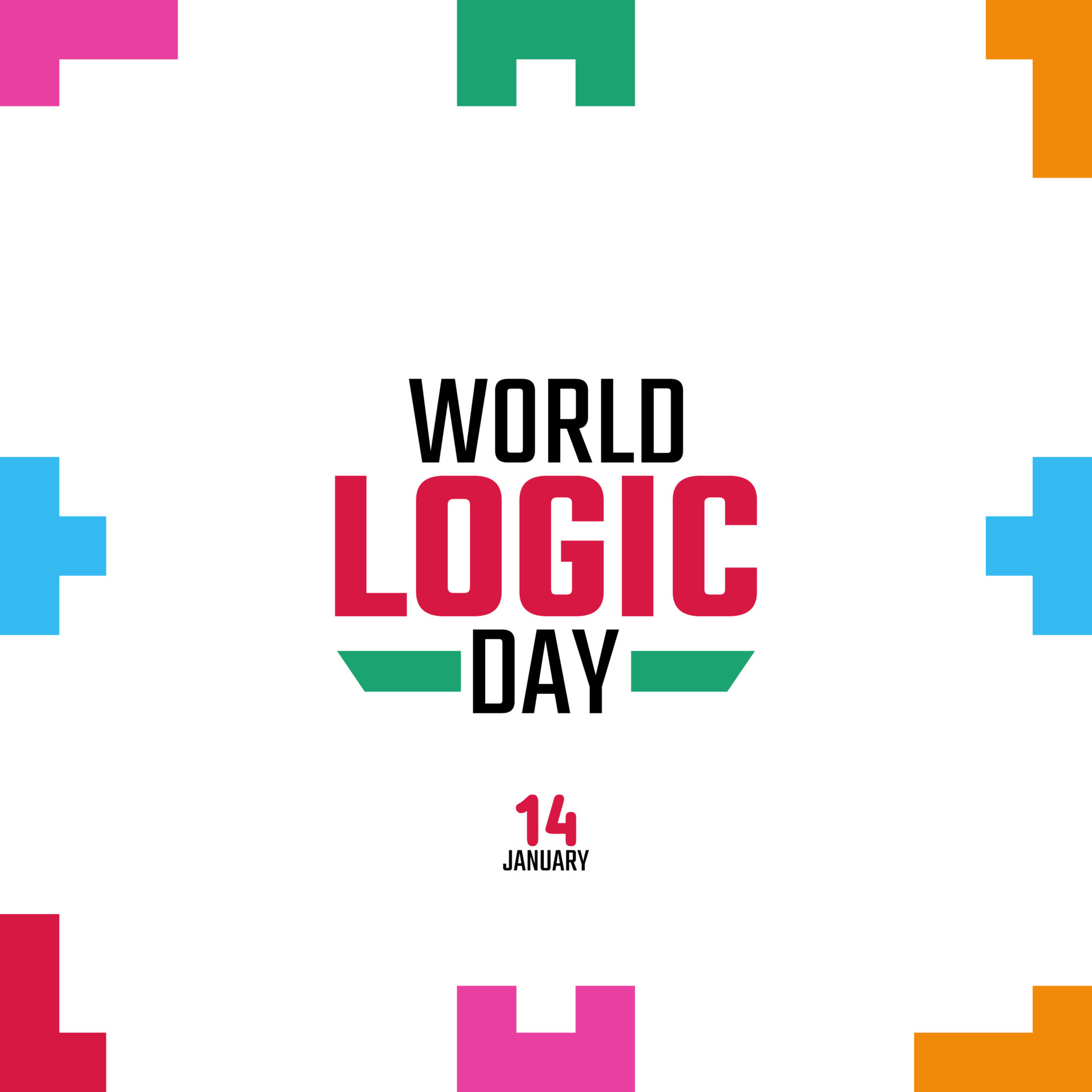 vector graphic of world logic day good for world logic day celebration