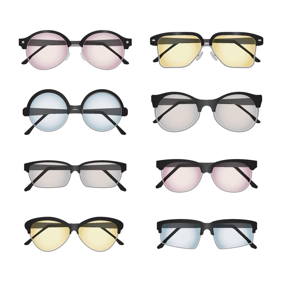 A set of glasses isolated 4921576 Vector Art at Vecteezy