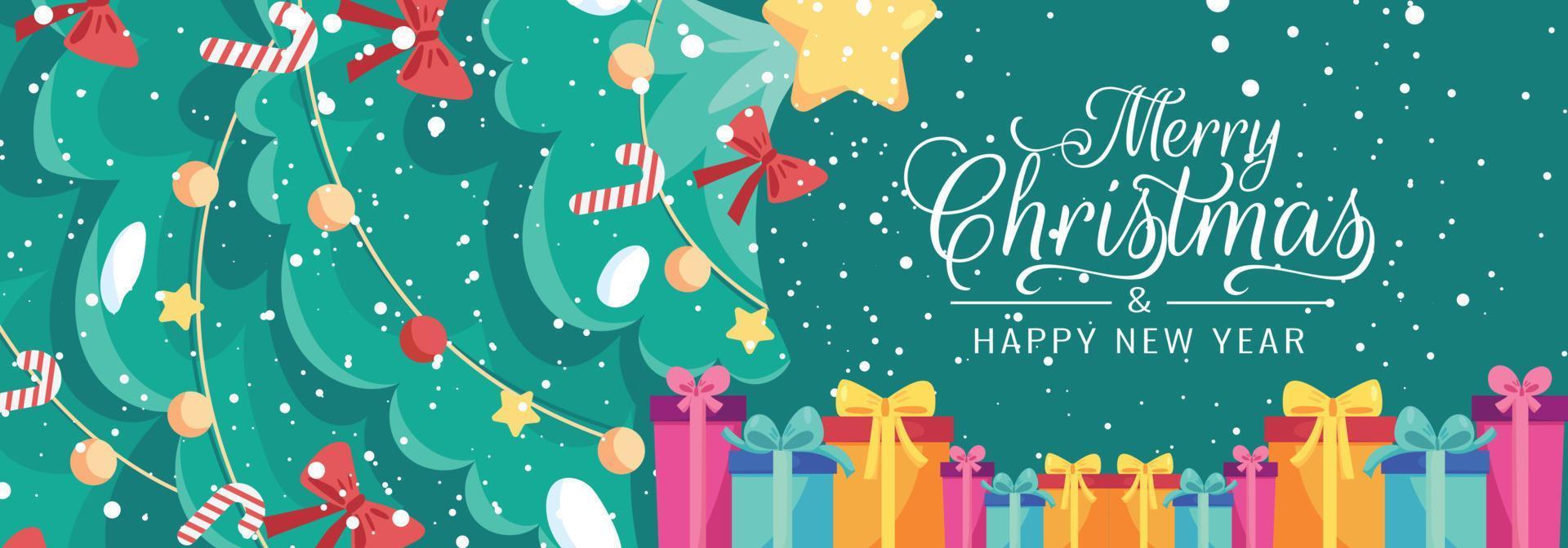 Merry Christmas and Happy New Year greeting cards.background, Modern design for advertising, branding, greeting cards, covers, posters, banners. Vector illustration