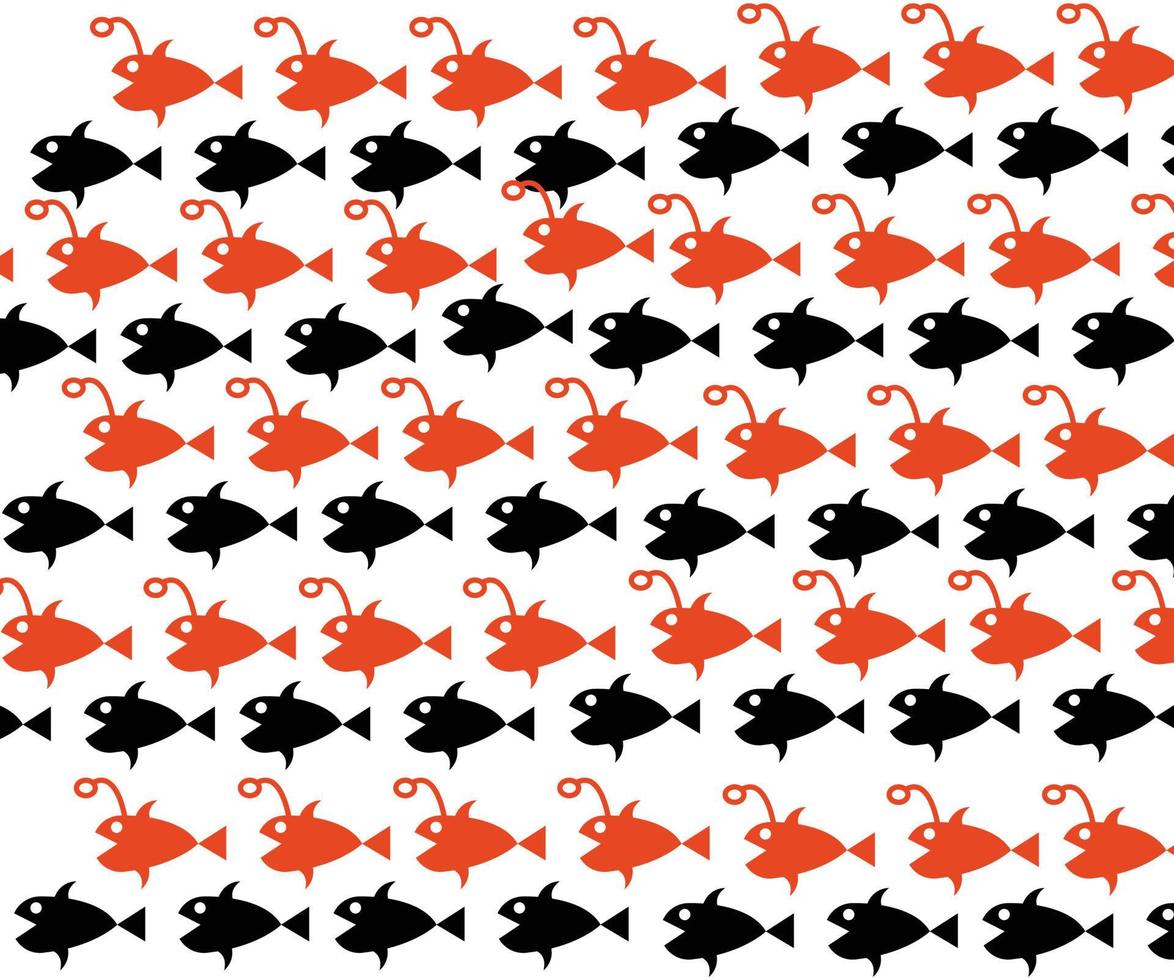 fish concepts on white vector