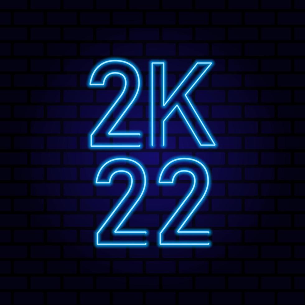 2022 Happy New Year Background. Vector illustration.