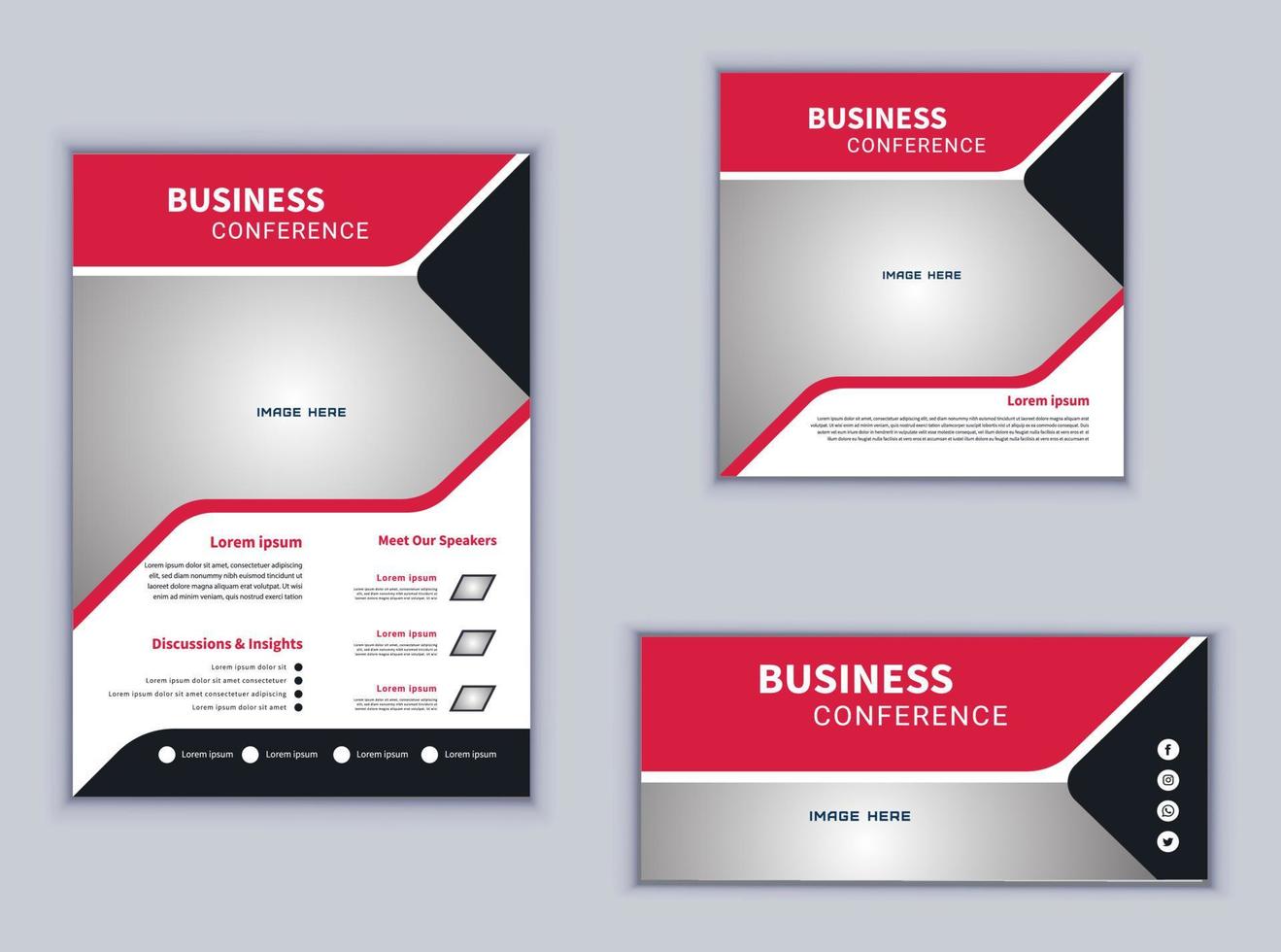 Flyer Banner or Social Media Template. Modern Layout Design. Vector Design. Creative Design. Business Template Design