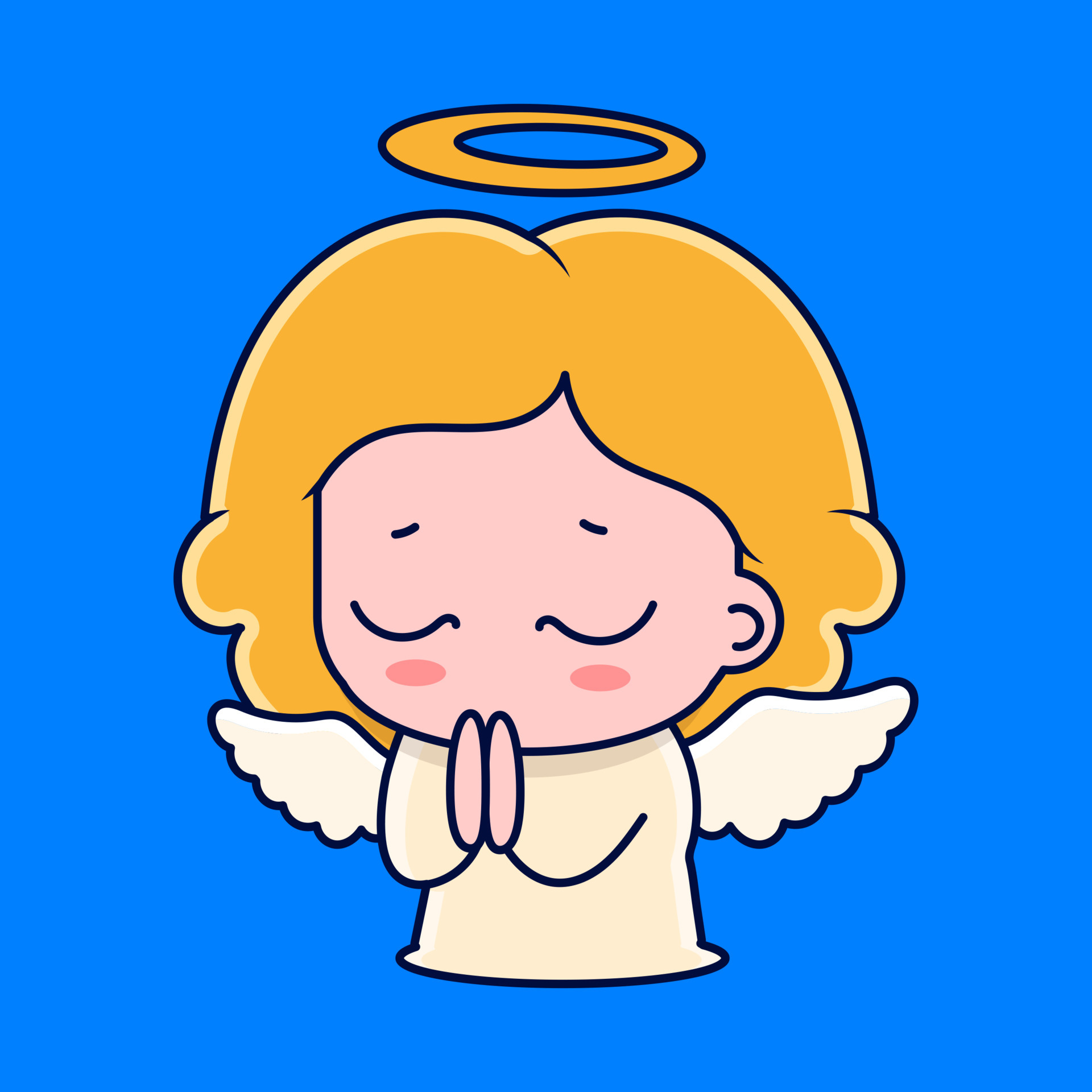 Cute Cartoon Christmas angel isolated white background 4922710 Vector Art at Vecteezy Cute Cartoon Christmas angel isolated white background 4922710 Vector Art at Vecteezy