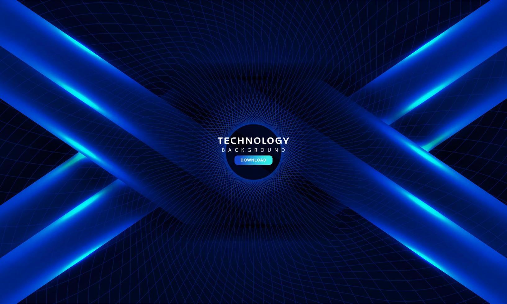 Dark blue light abstract technology background vector