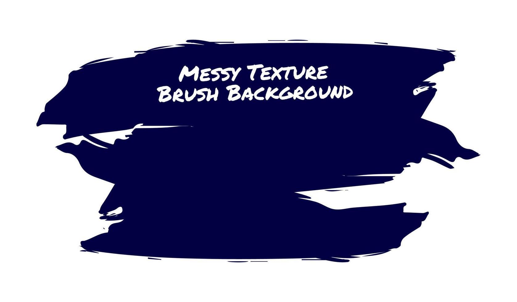 Messy texture brush background vector