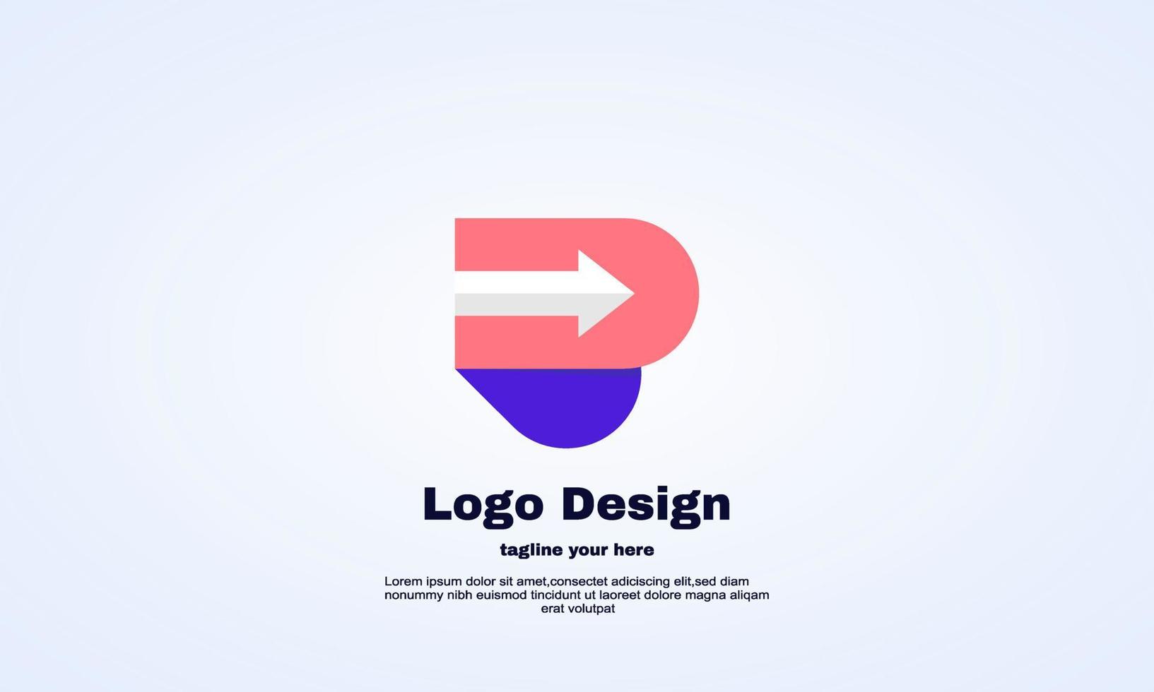 vector business initial R logo design template