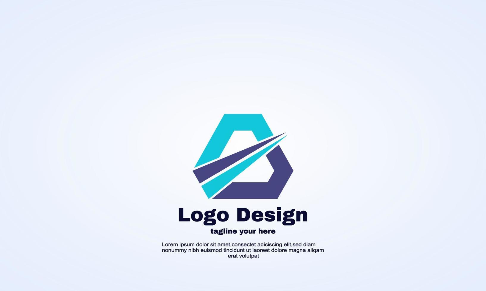 stock abstract idea business company logo design template concept illustrator vector