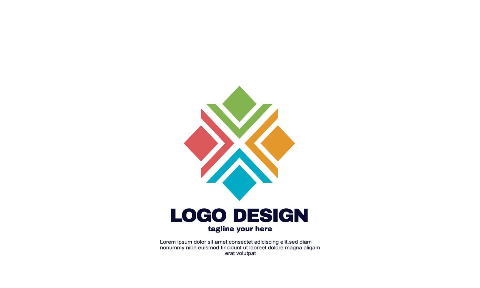 vector stock vector de plantilla de diseño de logotipo de comunidad