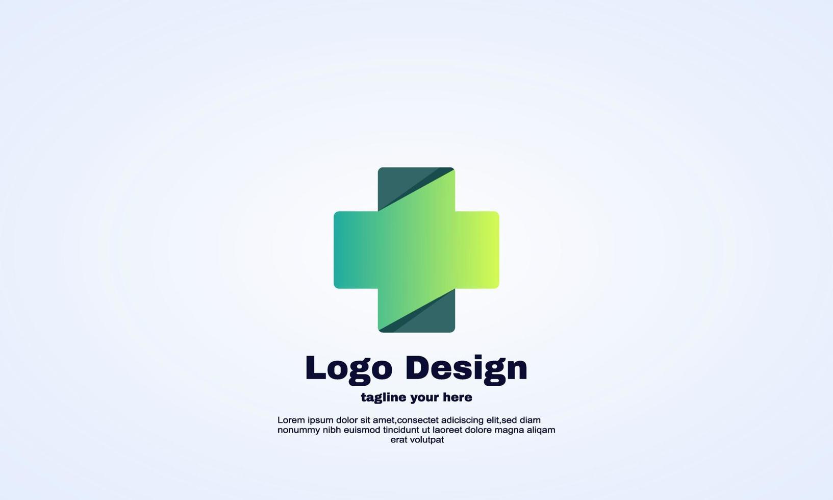 vector, clínica, salud, logotipo, diseño, moderno, 3d, ilustrador vector