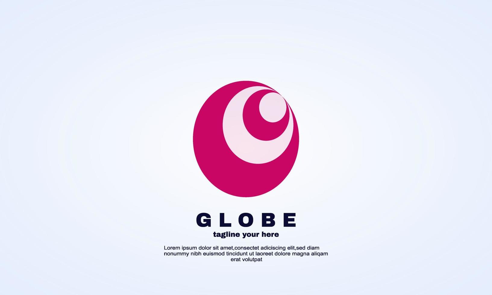 Stock vector pro globe plantilla de diseño de logotipo seguro