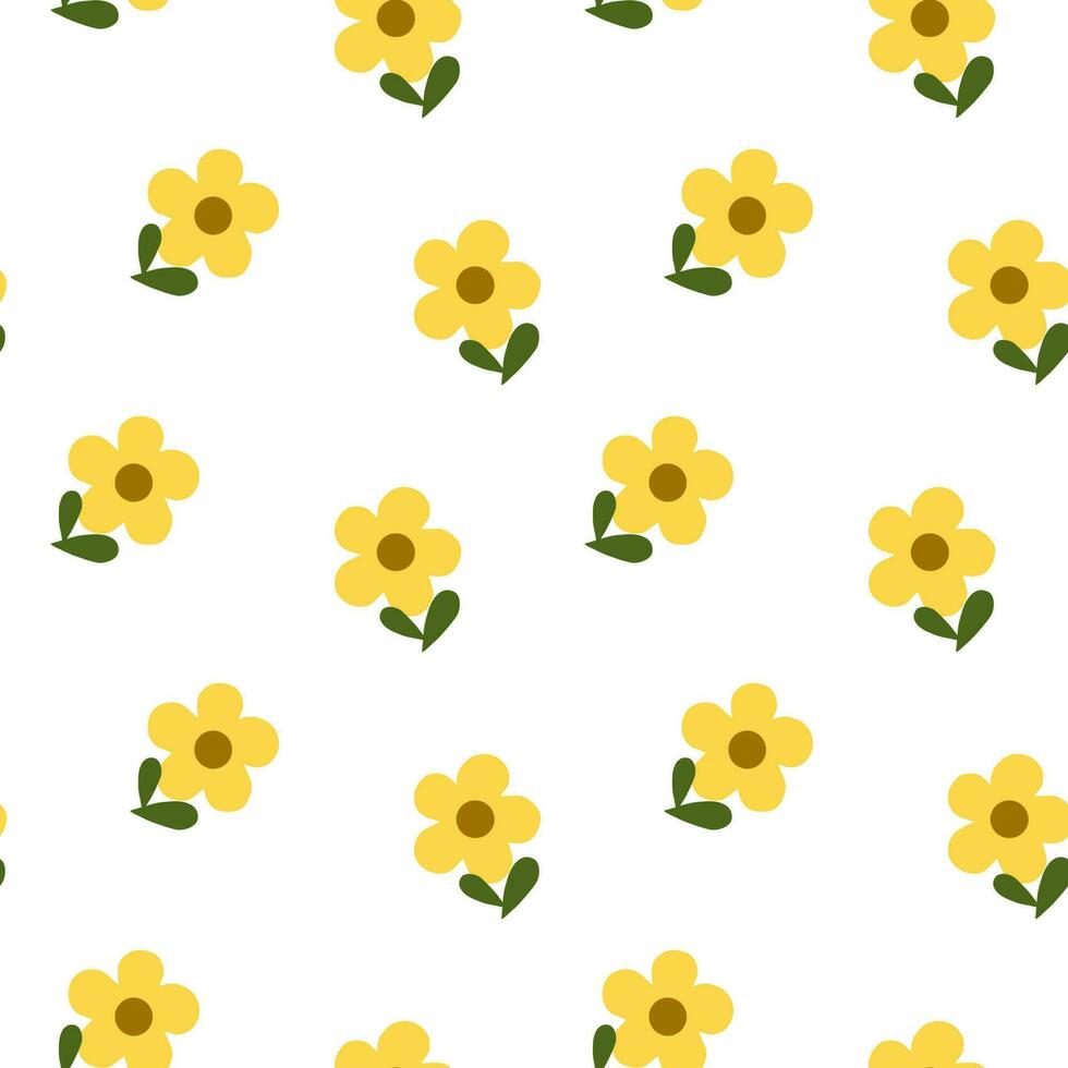 flowers background pattern vector