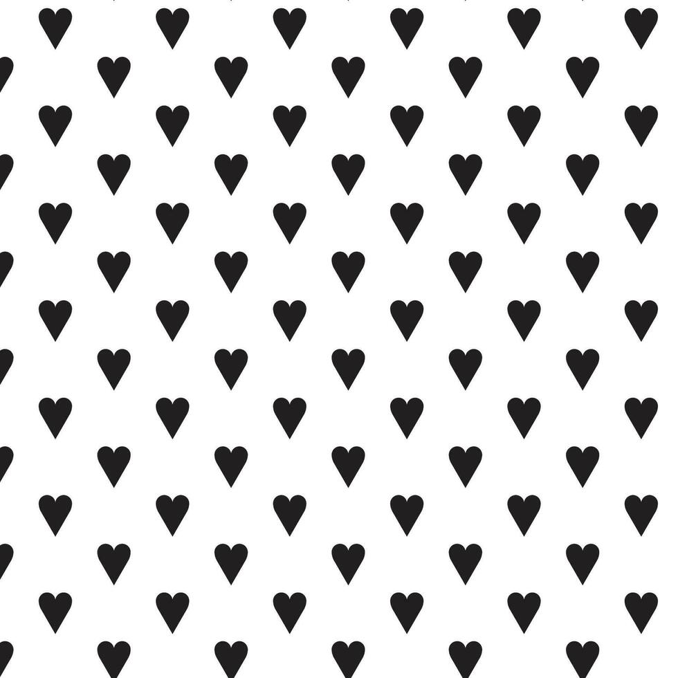 black heart pattern background vector