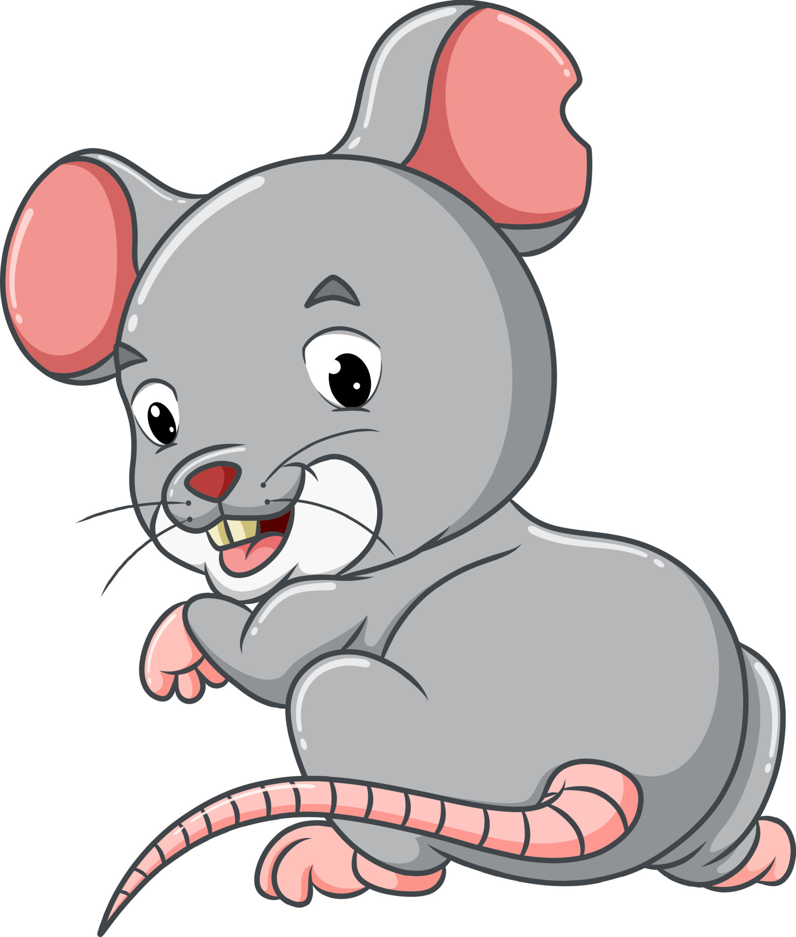 The Big Rat Is Smiling With The Teeth 4923810 Vector Art At Vecteezy The Big Rat Is Smiling With The Teeth Vector