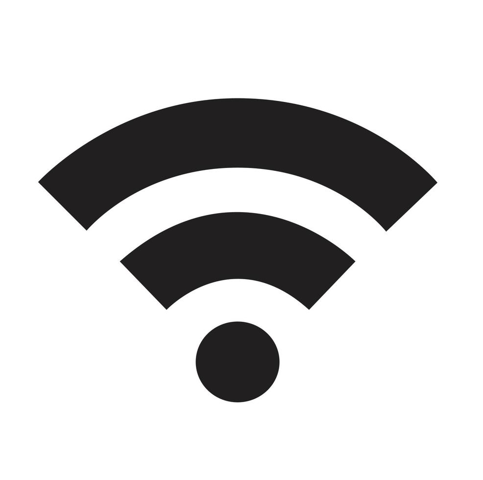 wireless internet sign vector