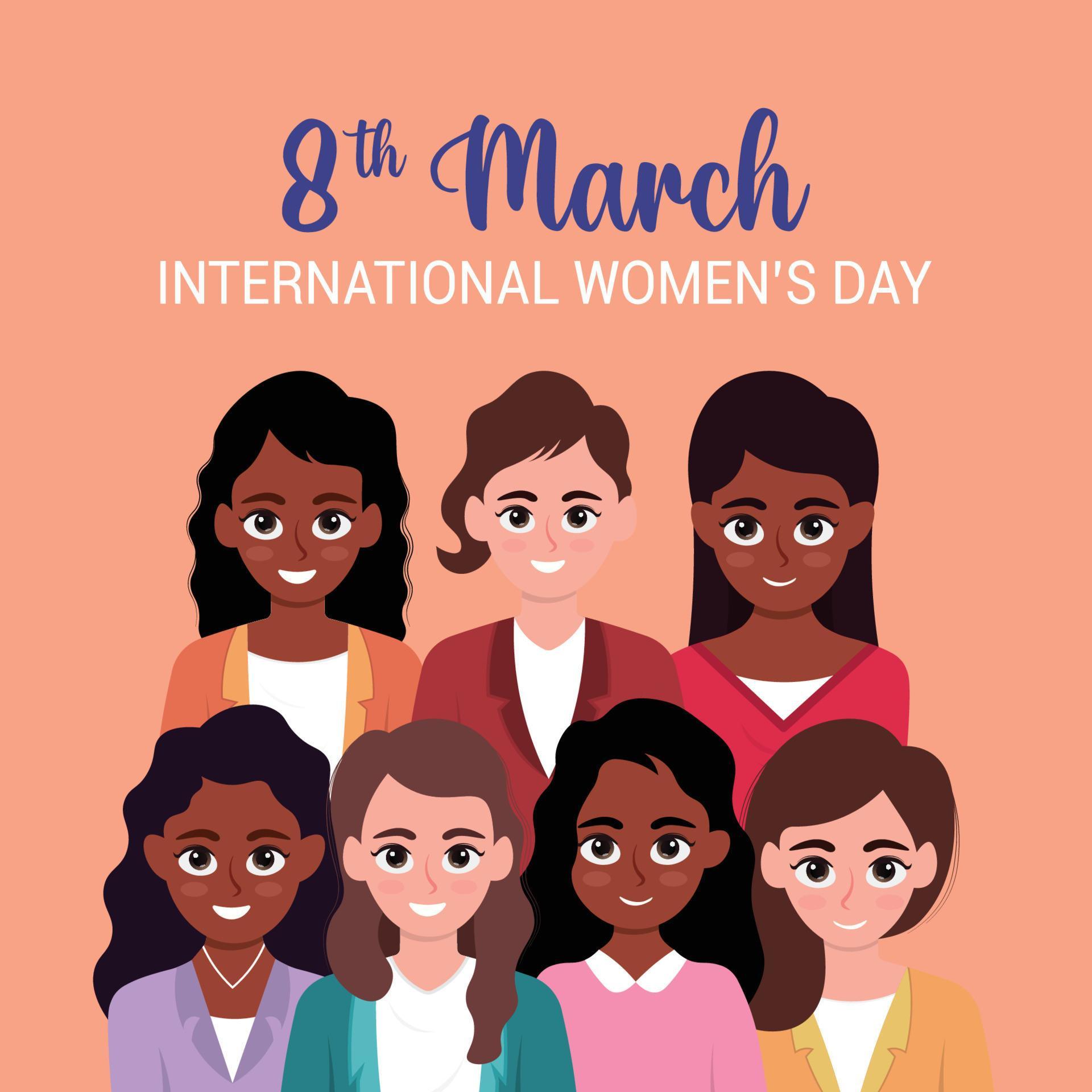International women's day vector illustration. 4924610 Vector Art at ...