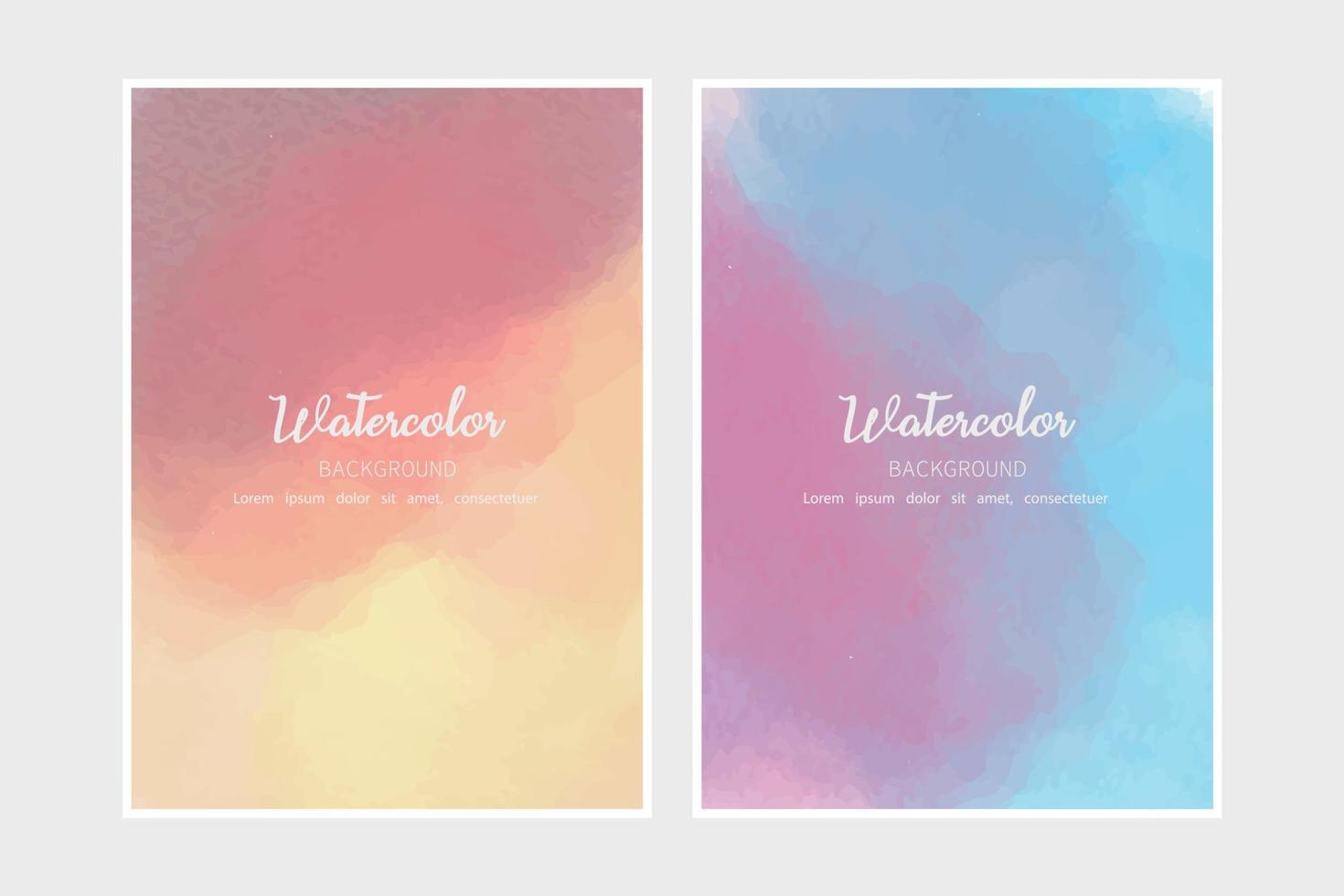 Sweet watercolor painting digital print vector
