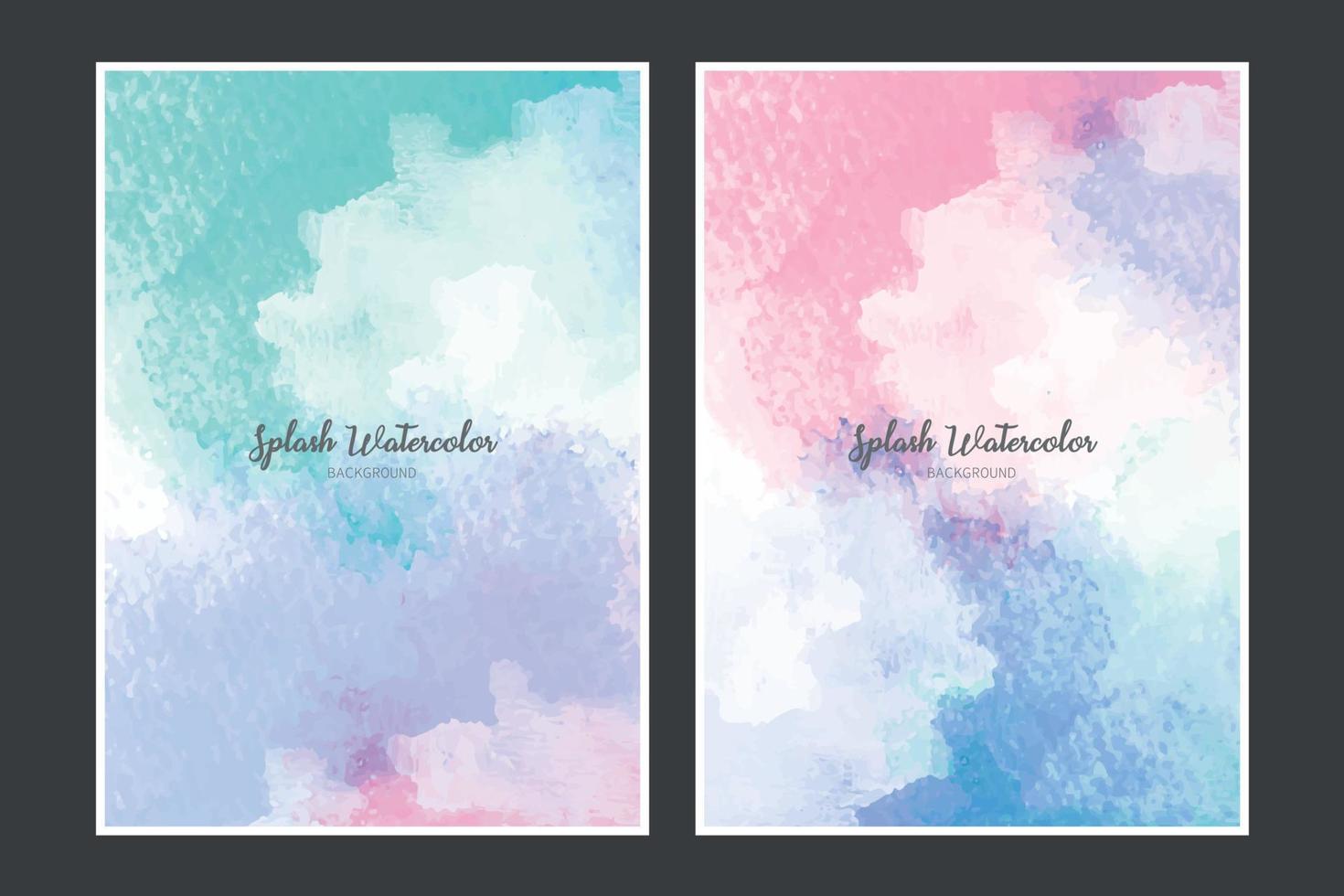 Abstract splash watercolor painting print vector