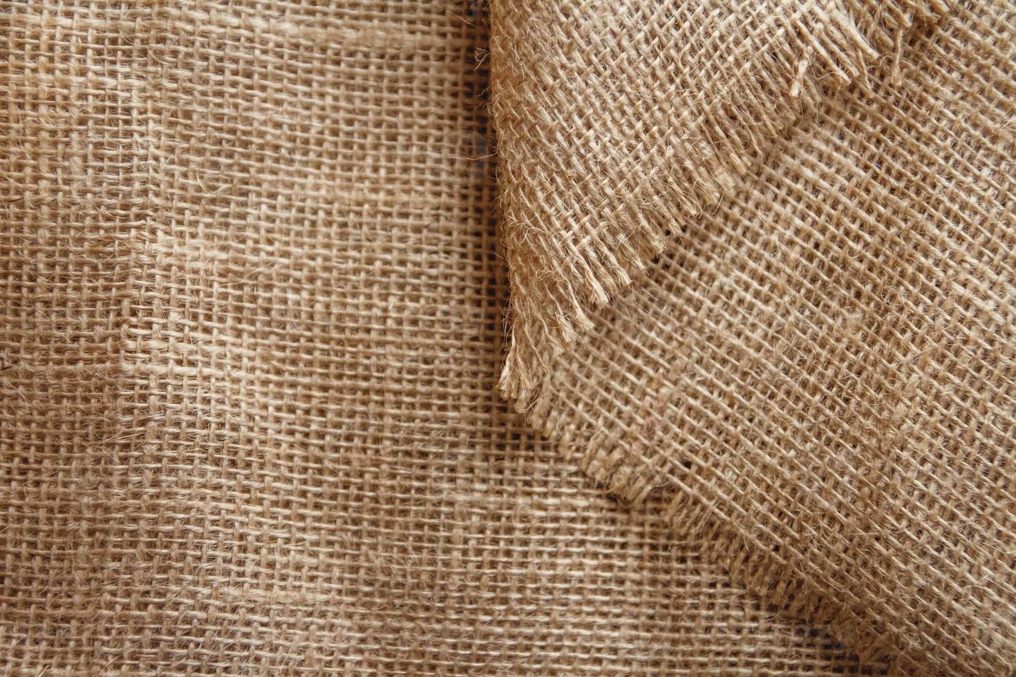 Burlap brown as a background image photo