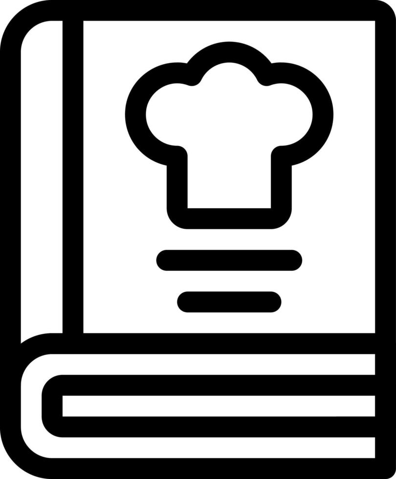 recipe line icon illustration vector