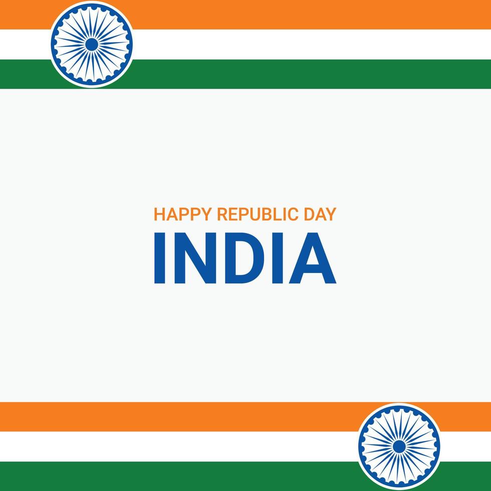vector día de la república india