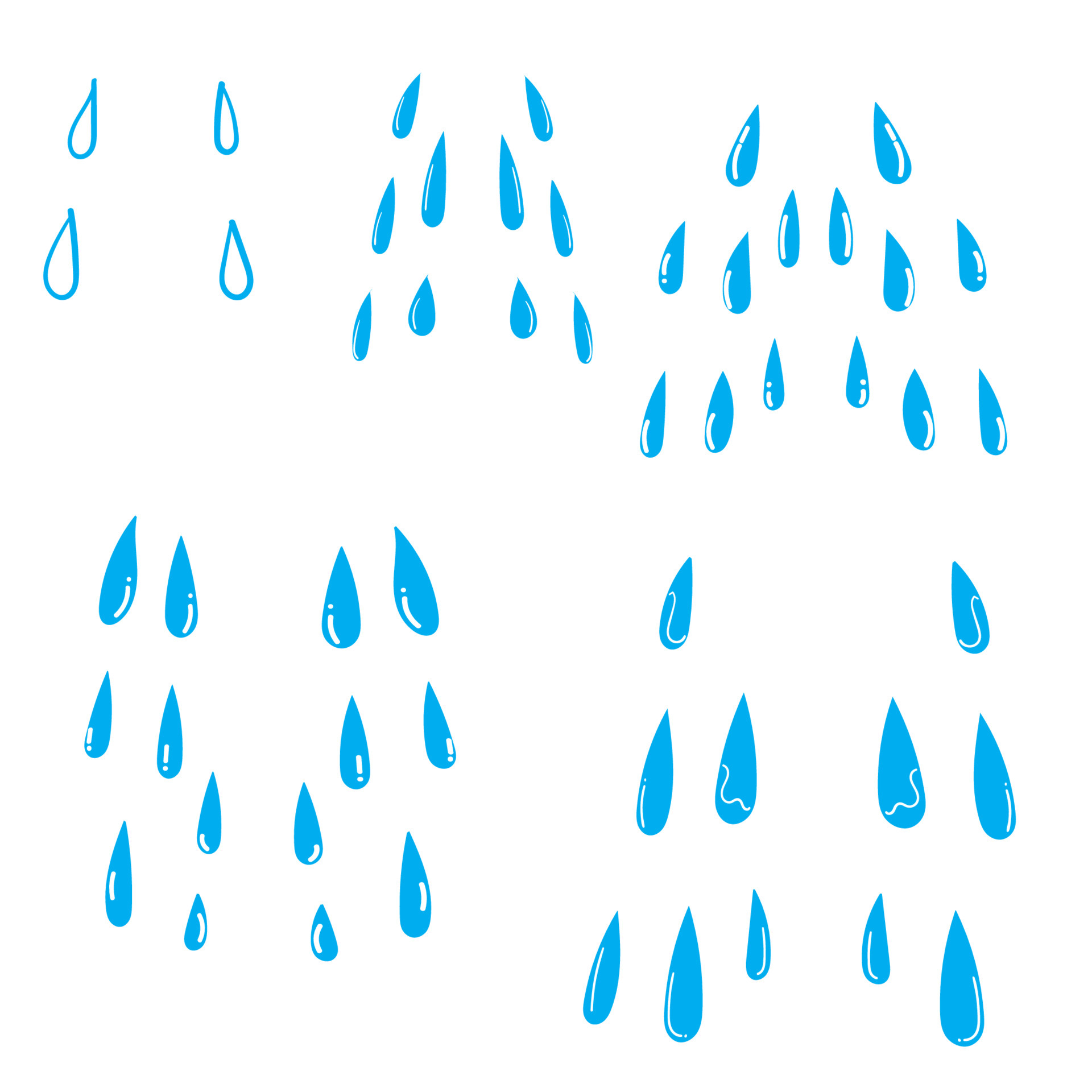 Premium Vector Cartoon tear drops icon sorrow cry streams tear blob crying  fluid falling blue water drops isolated vector for sorrowful character  weeping expression wet grief droplets, tears 