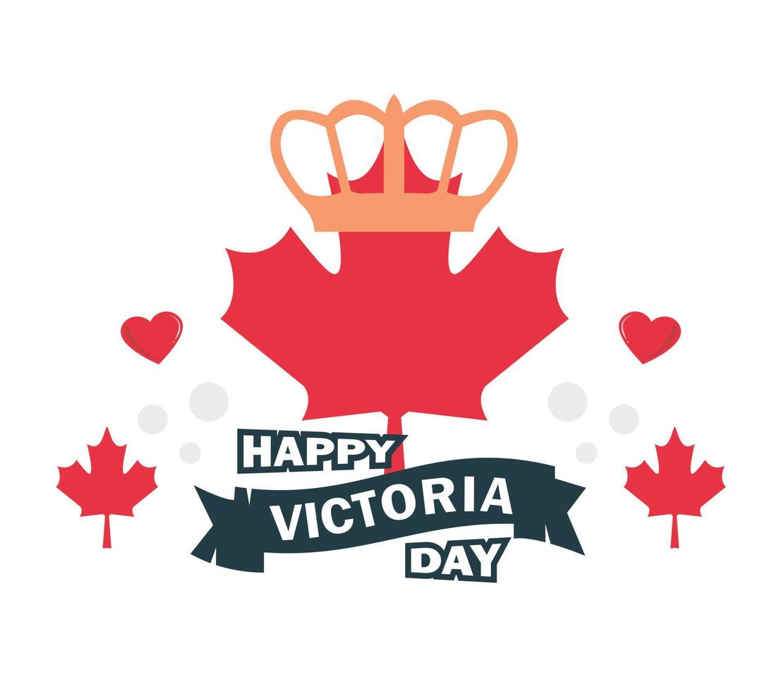 happy victoria day. Queen's birthday cake as a symbol of the royal kingdom vector