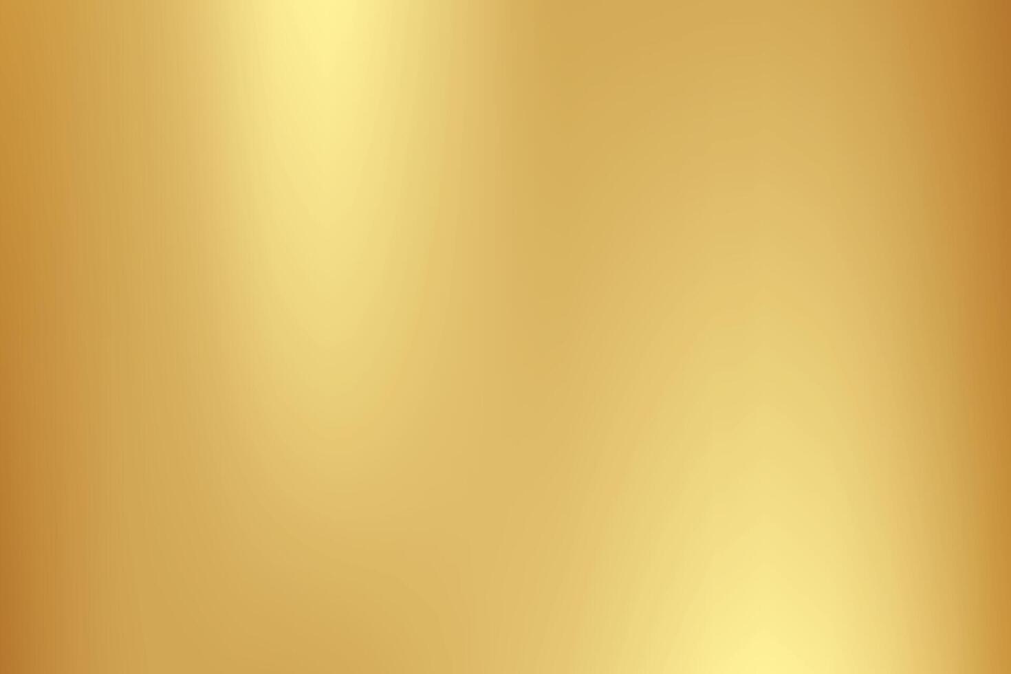 Gold abstract blurred gradient background. Vector illustration.
