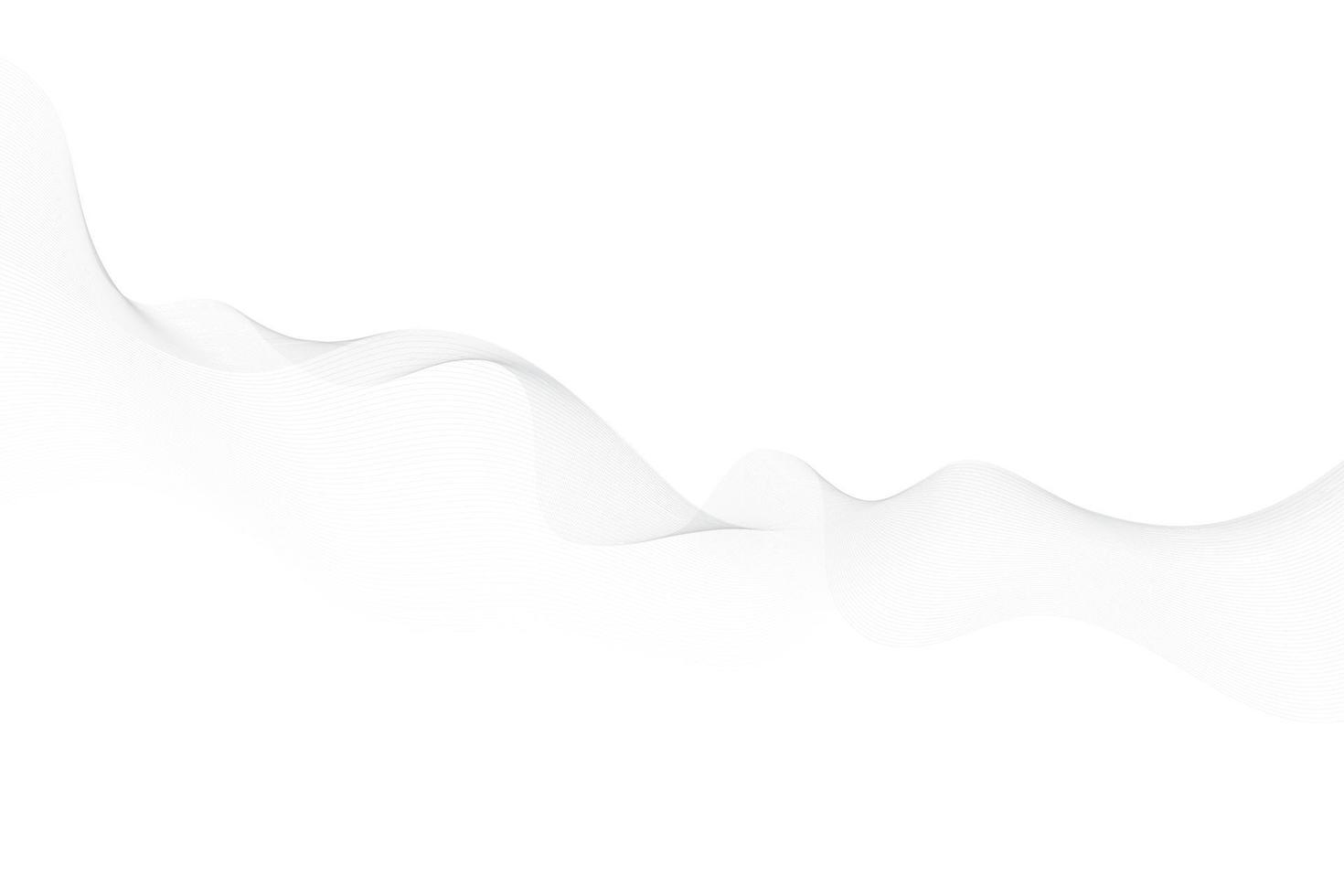 Abstract wave element on gray background. Vector illustration.