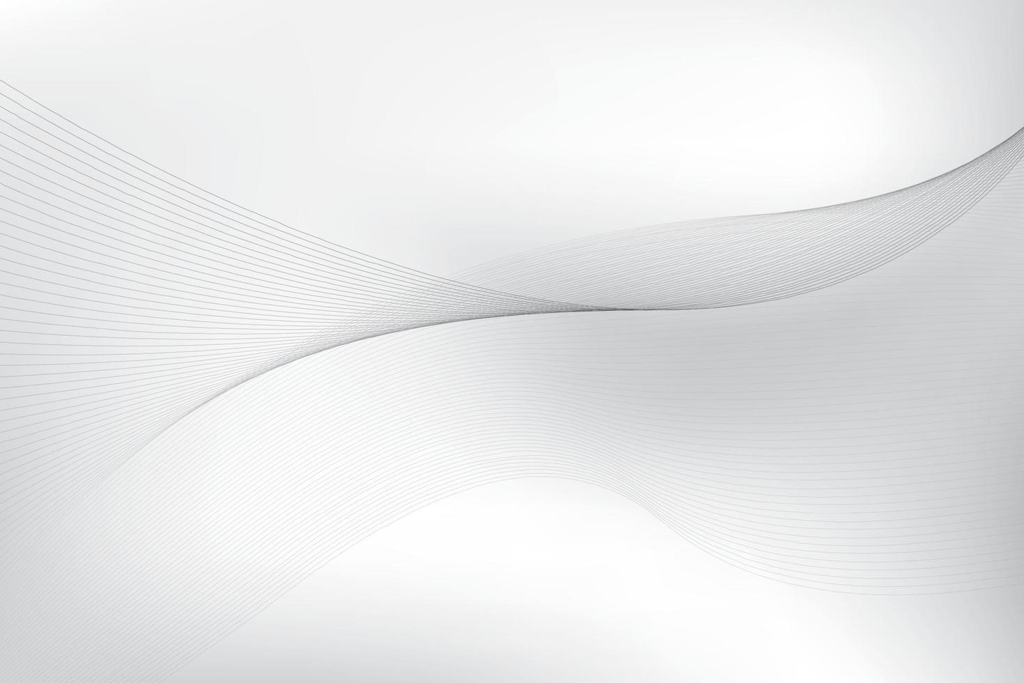 Abstract wave element on gray background. Vector illustration.