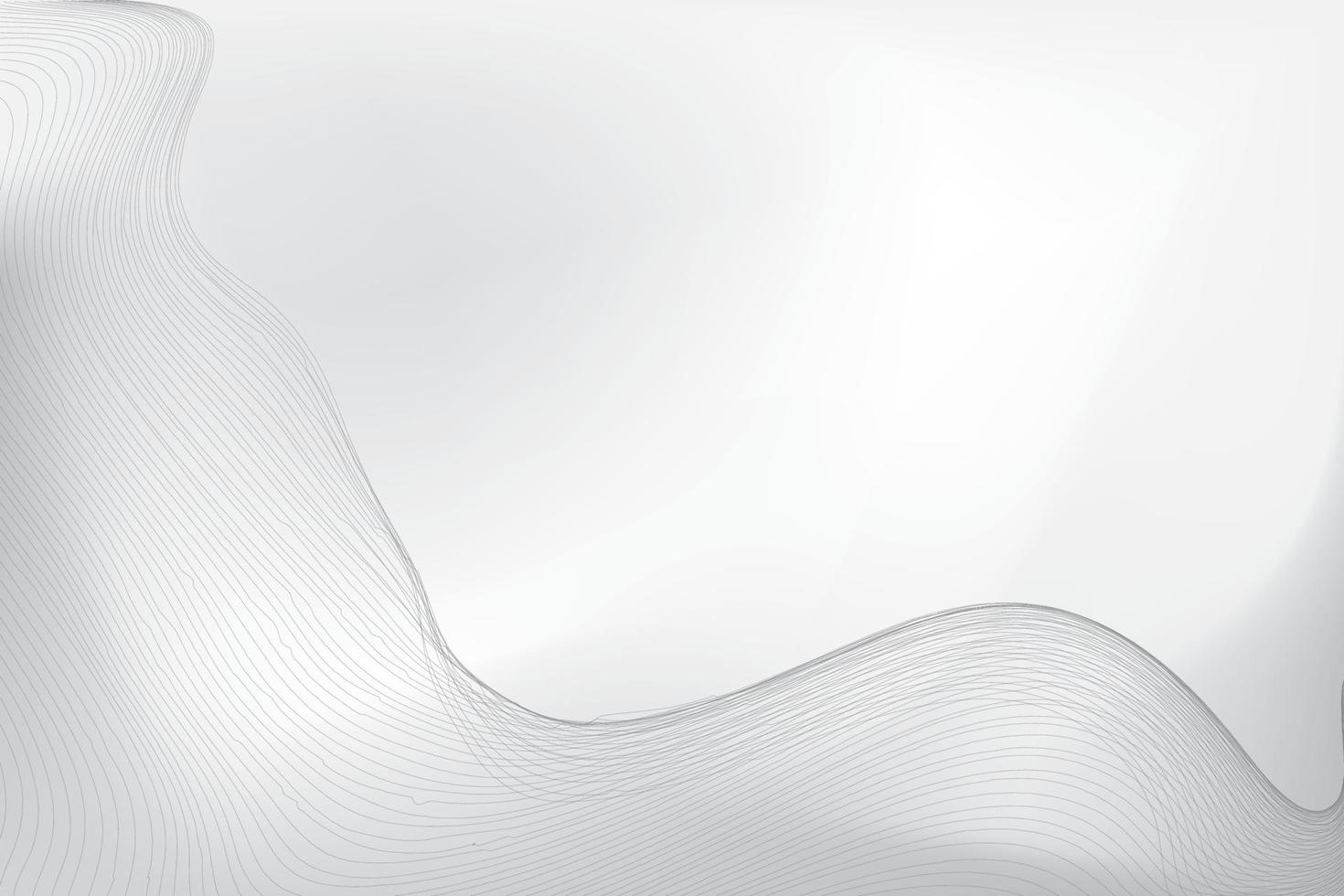 Abstract wave element on gray background. Vector illustration.