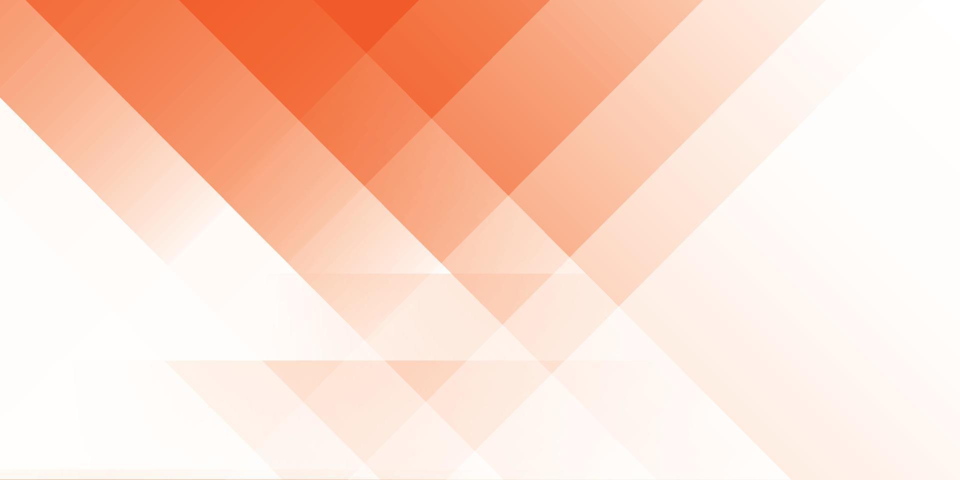 Abstract orange and white color background with geometric shape. Vector illustration.