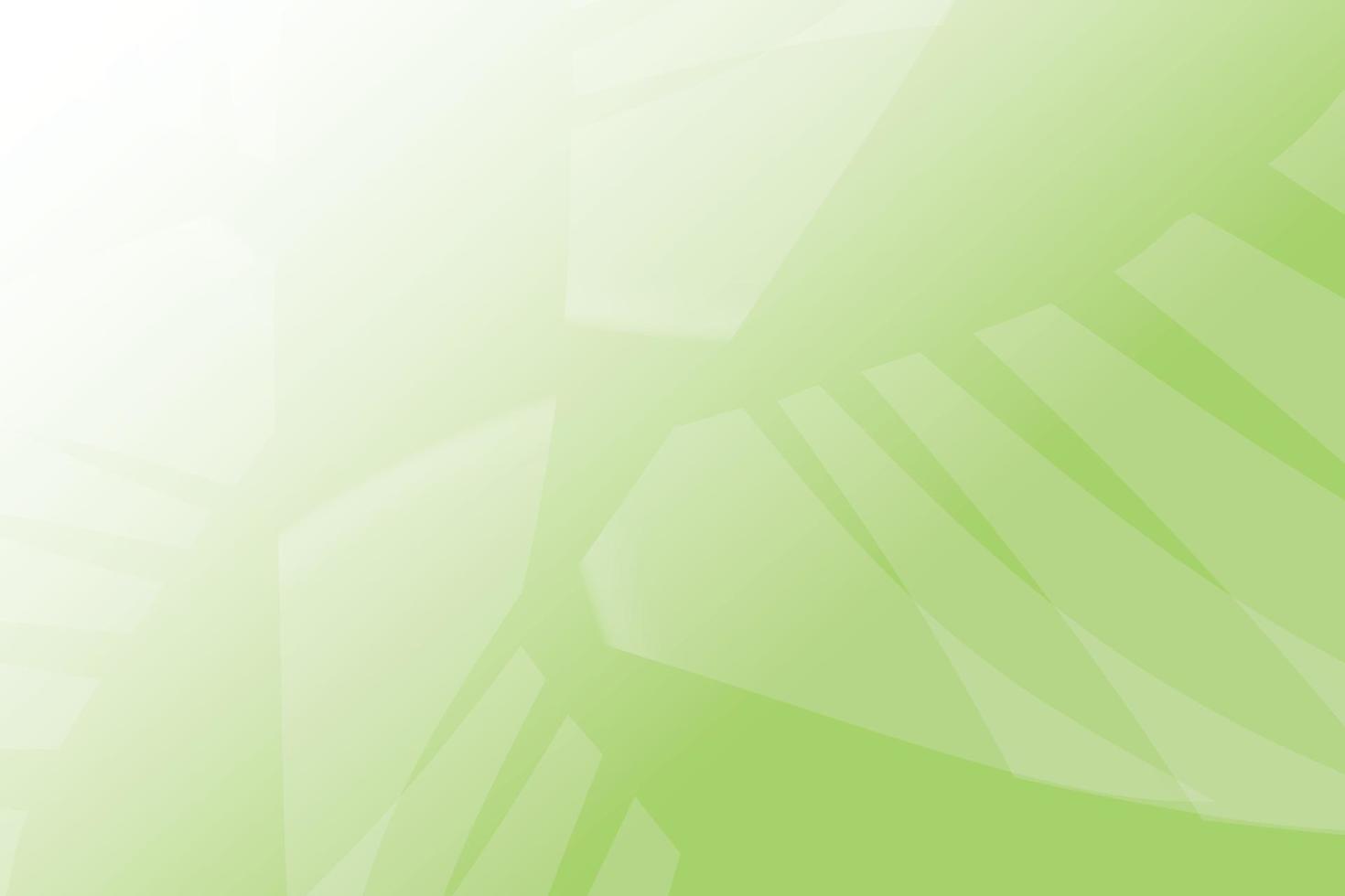 Abstract green and white color background with geometric shape. Vector illustration.
