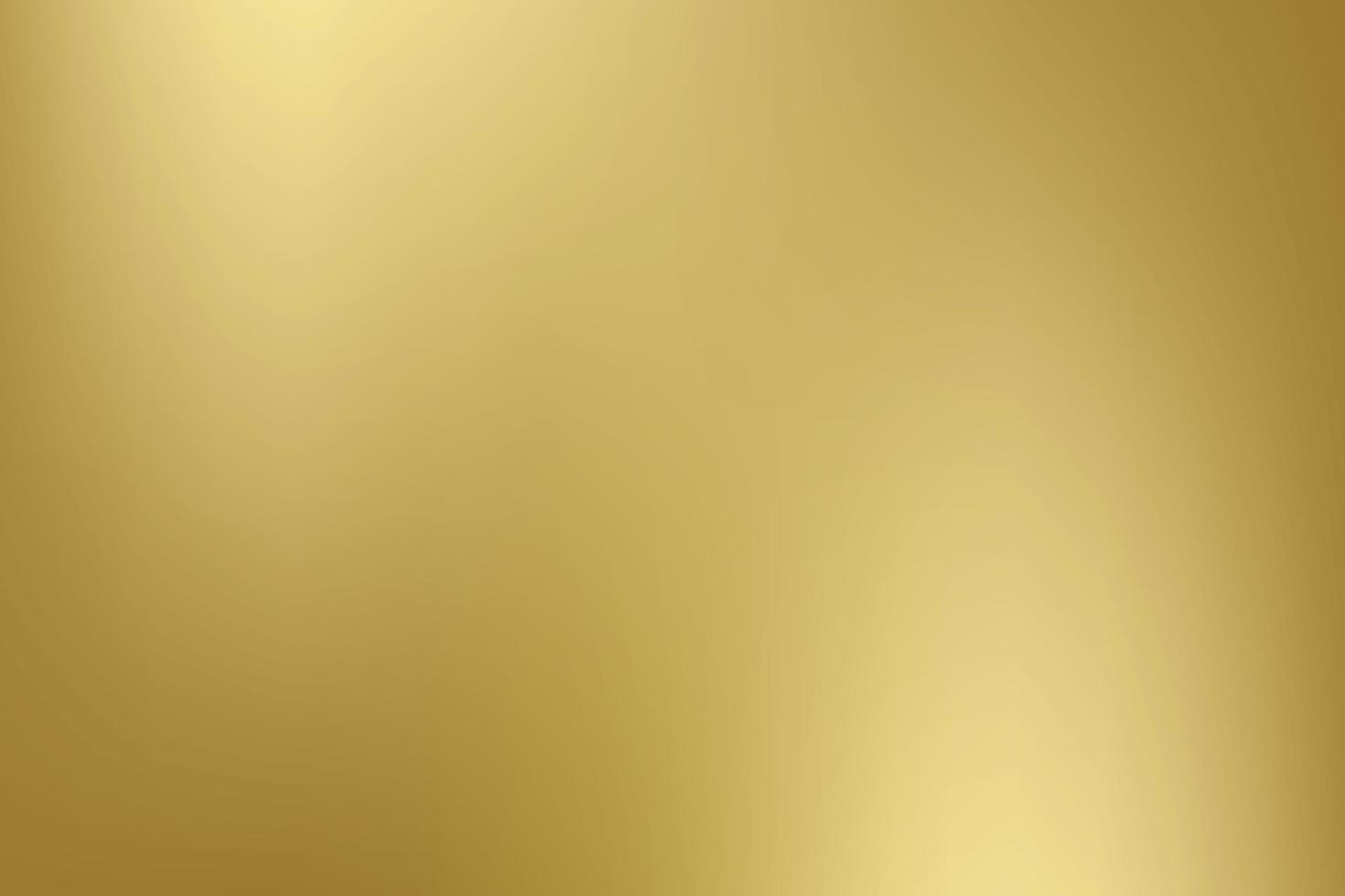 Gold abstract blurred gradient background. Vector illustration.