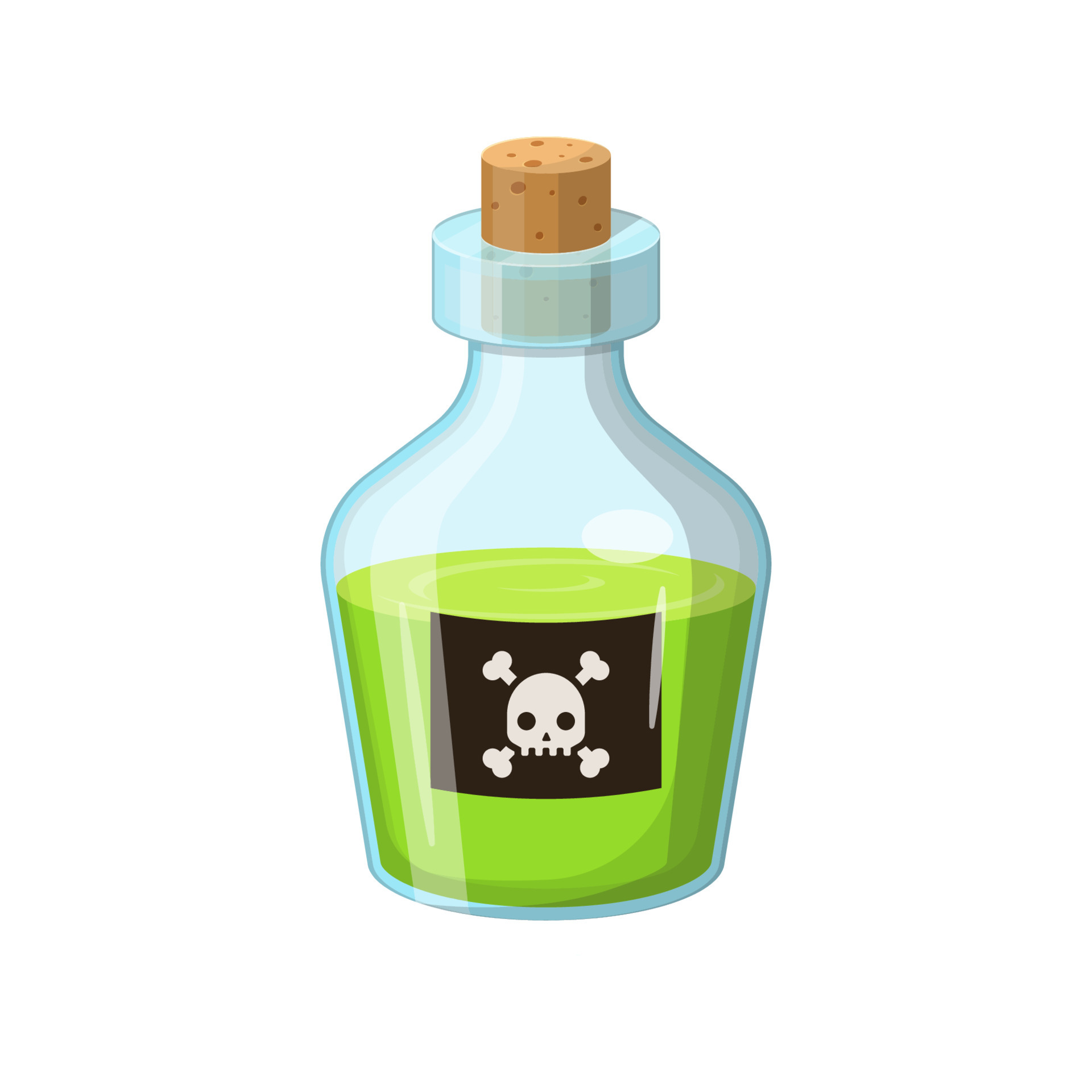 Green Poison Bottle