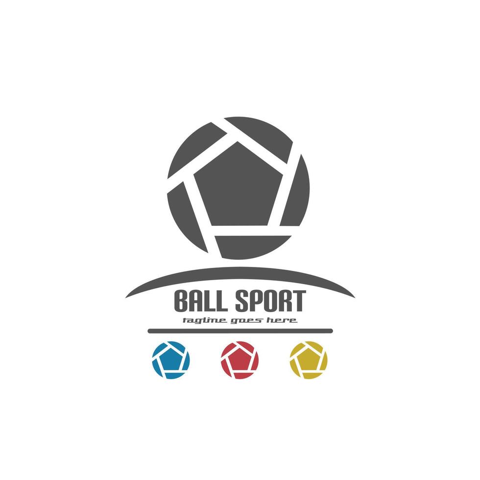 logo de pelota deportiva, vector gratuito