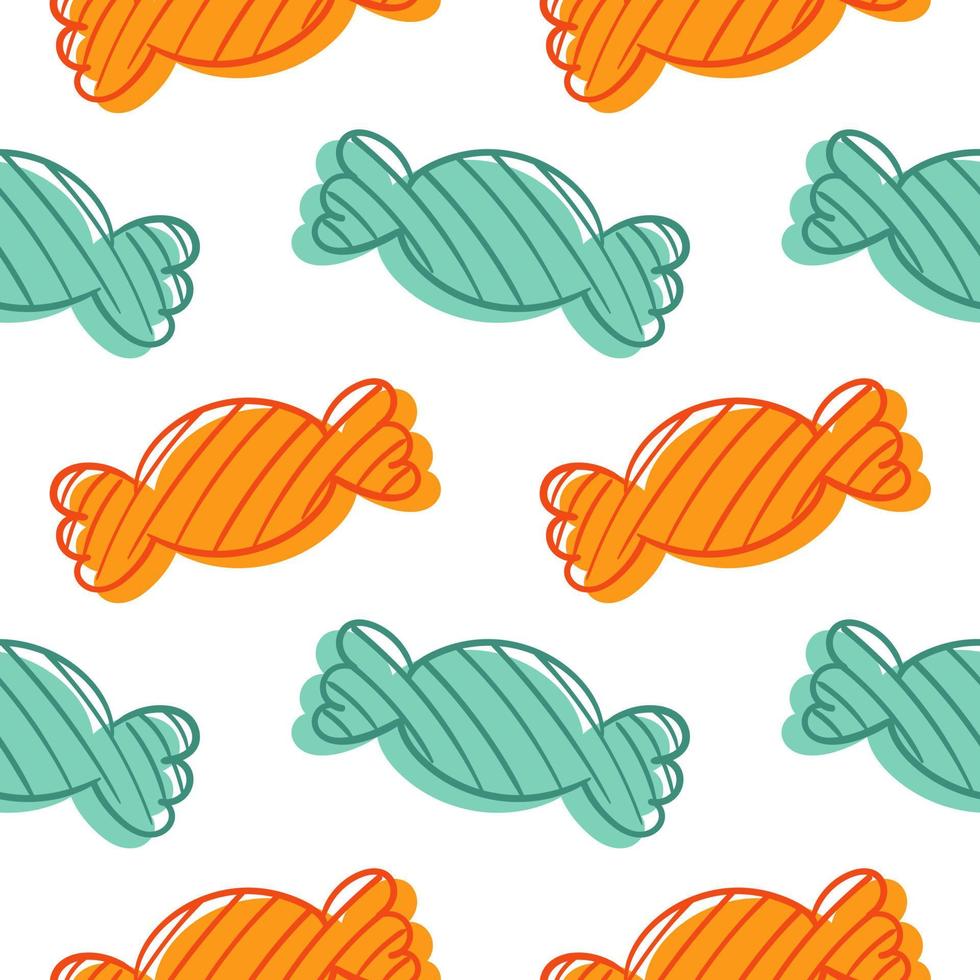 candy seamless pattern 2 vector