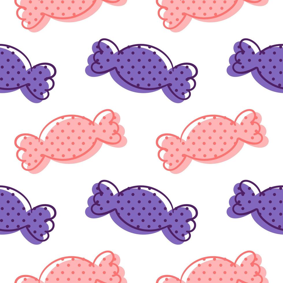 candy seamless pattern vector
