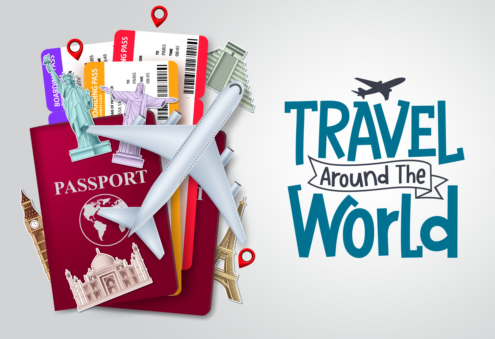 World Tourism Day Background 9378895 Vector Art at Vecteezy
