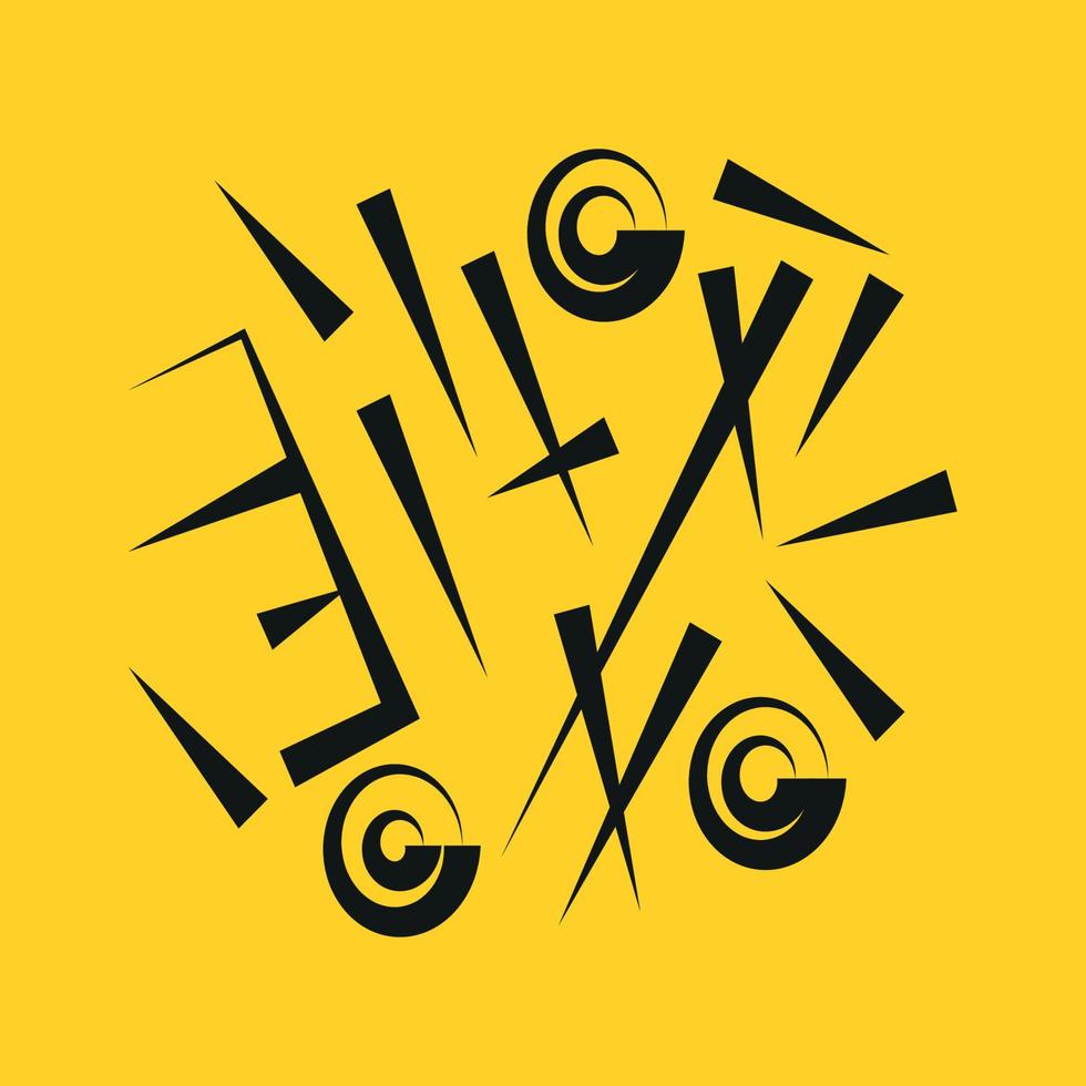 Magic runes  Mystical geometry sign  Alchemy mystical symbol vector