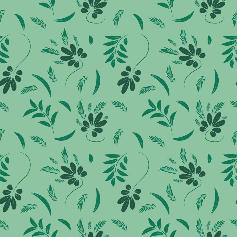 Folk flowers print Floral pattern Ethnic art vector