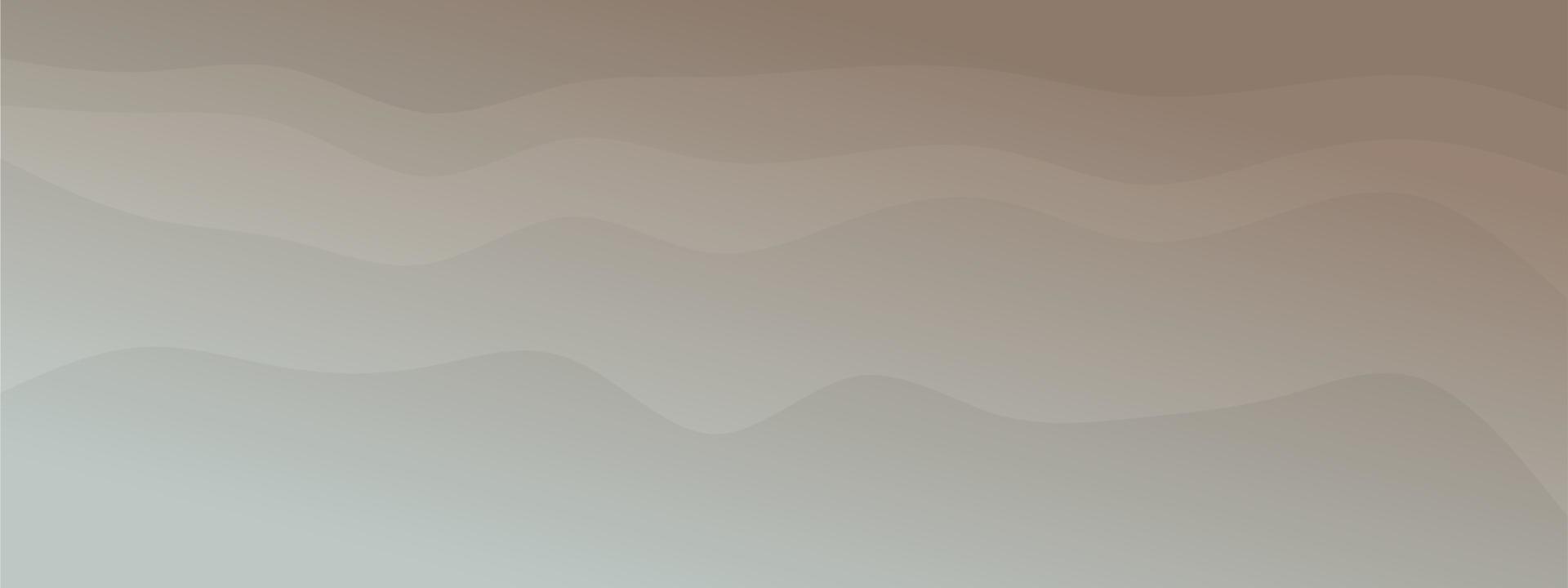 abstract waves fluid shape levels background dark natural pale colors gradient. Trendy template for brochure business card landing page website. vector illustration eps10