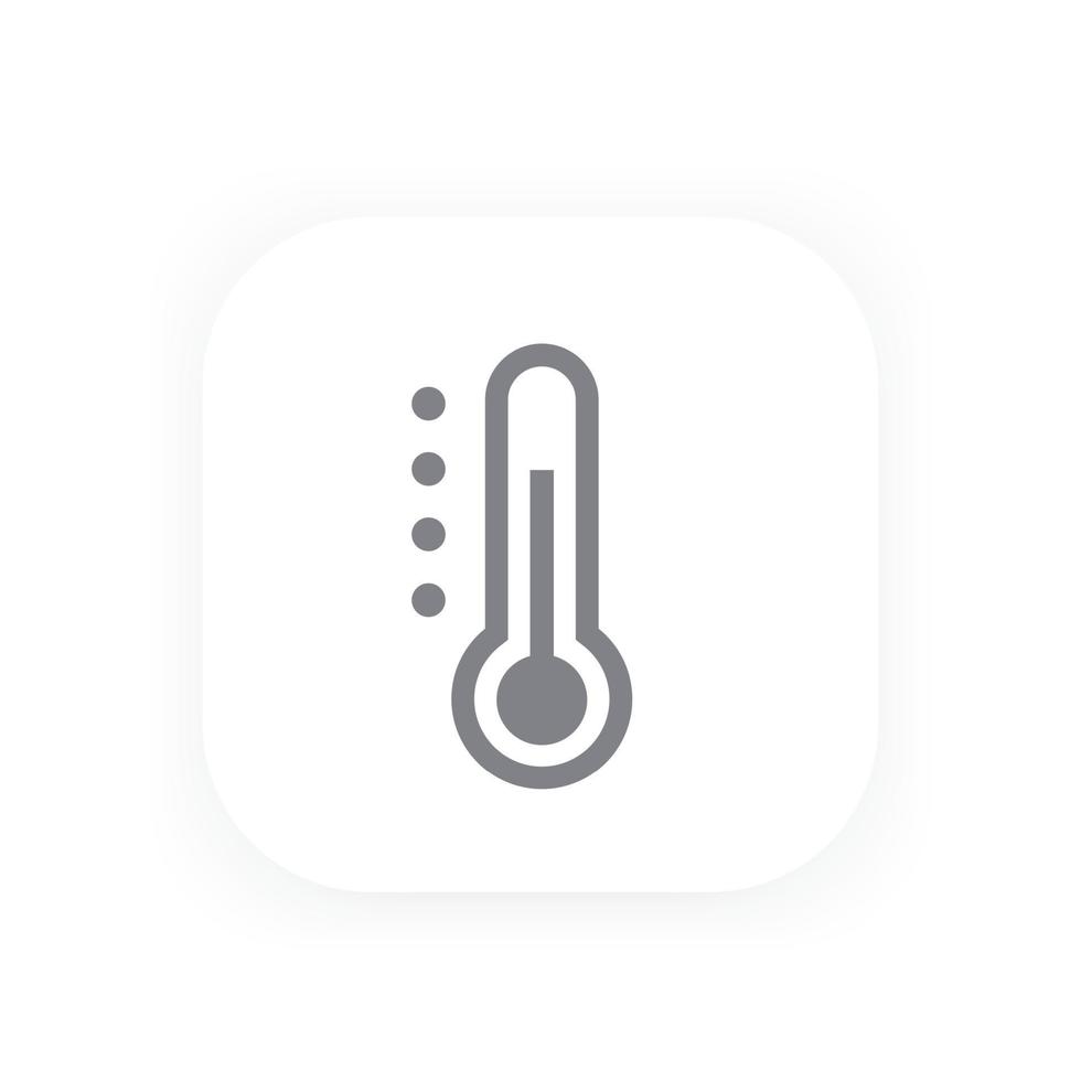 Thermometer vector icon