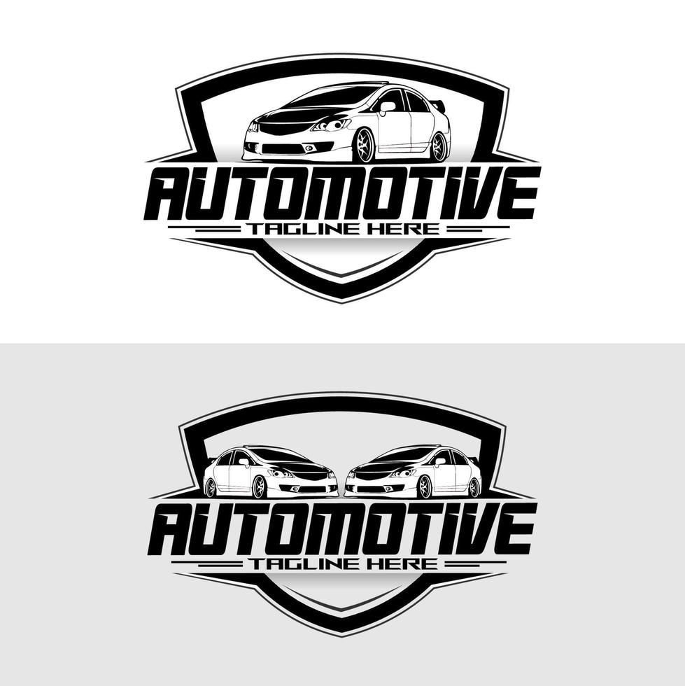 vector de plantilla de diseño gráfico de logotipo de coche