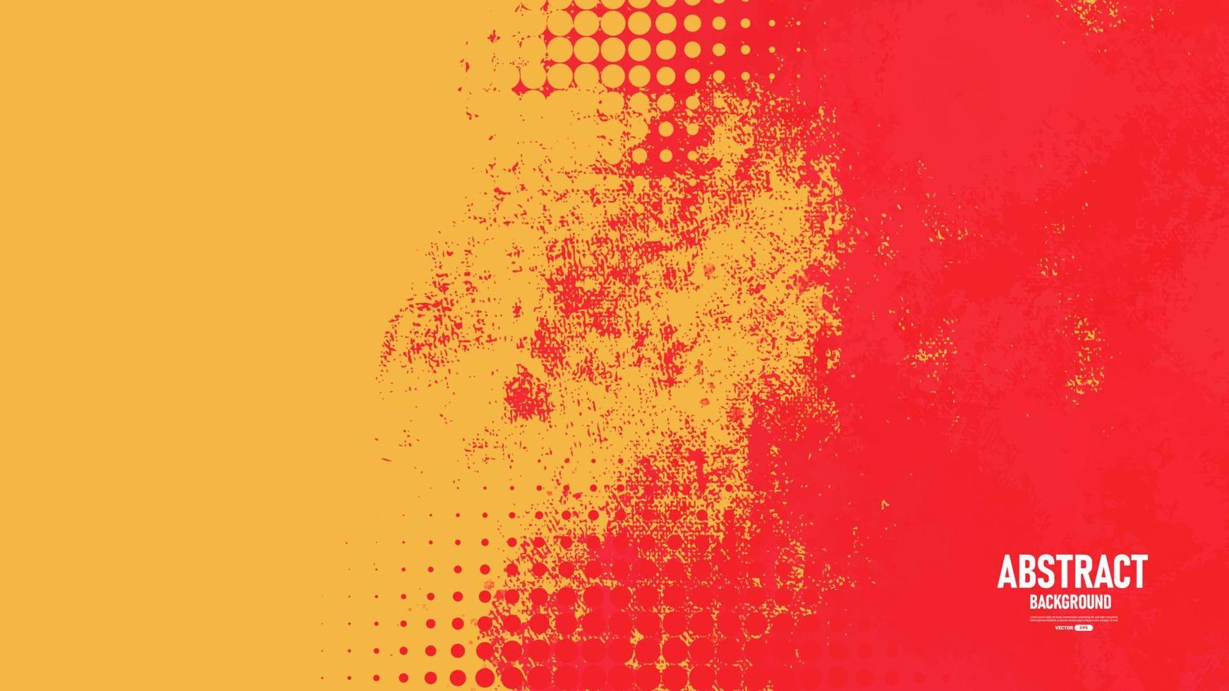 Abstract grunge background with halftone style. vector